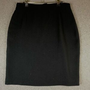 Garfield & Marks Women’s Size 12 Pencil Dress Skirt Black Lined Above Knee